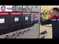 機械を作る波形のカートン箱