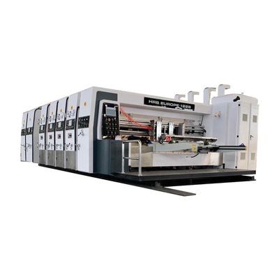 印刷する自動高速精密回転式型抜き機械4色に細長い穴をつける
